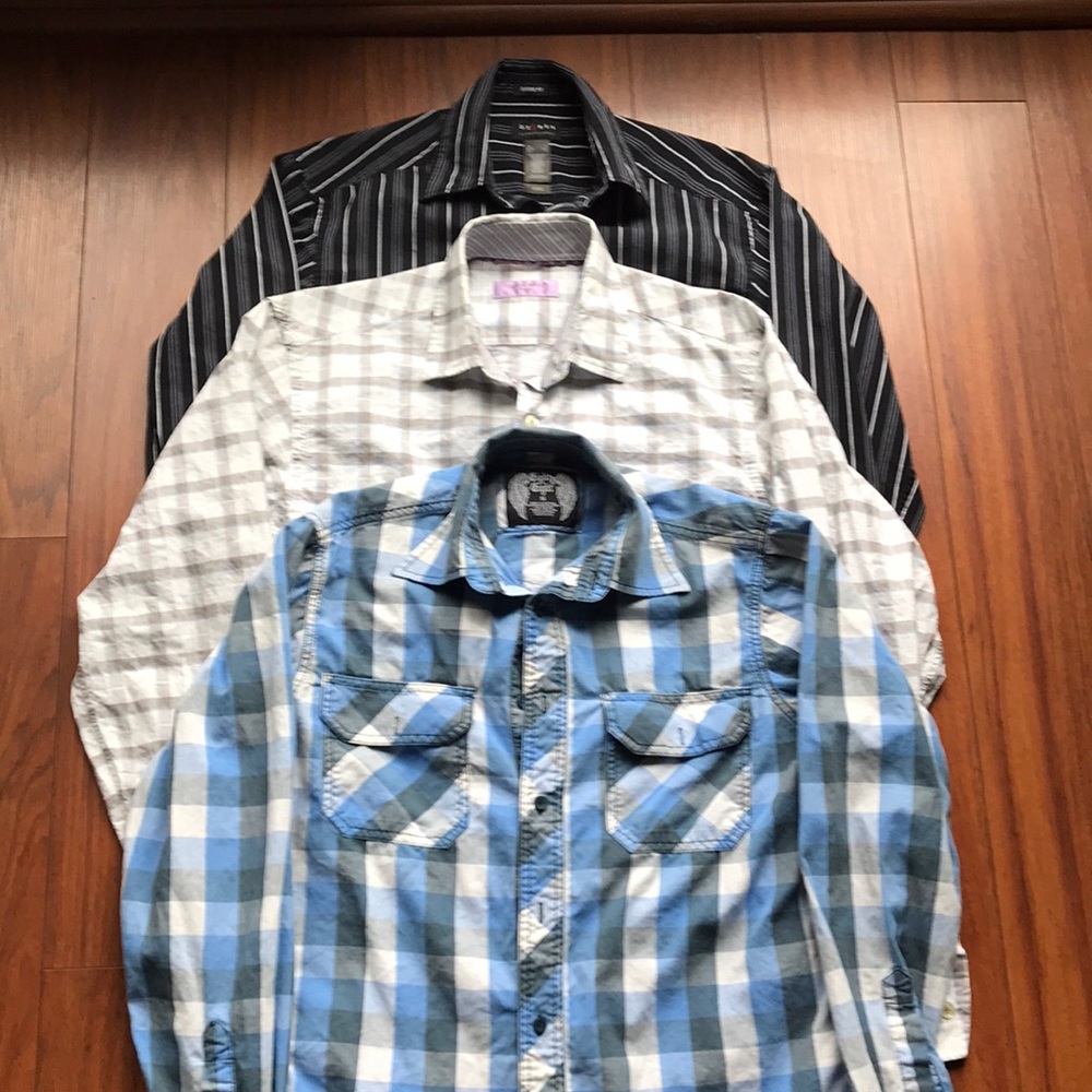 🏈🏈Lot of 3 Men’s Buttoned Dress Shirts🏈🏈